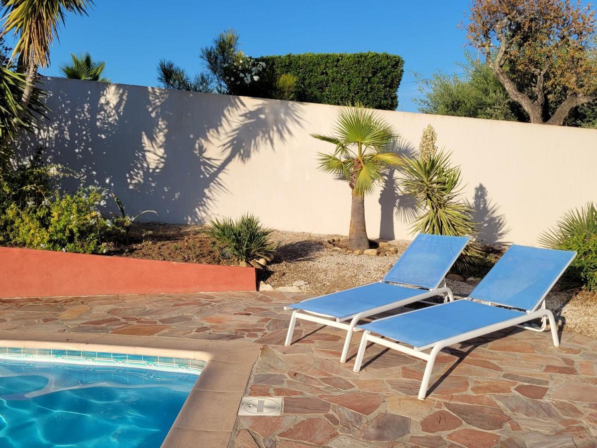 Villa Palm' Issambres 6-7 Personnes, Clim, Avec Piscine, Jardin Et Parking Prives La Garonnette-Plage Exterior photo