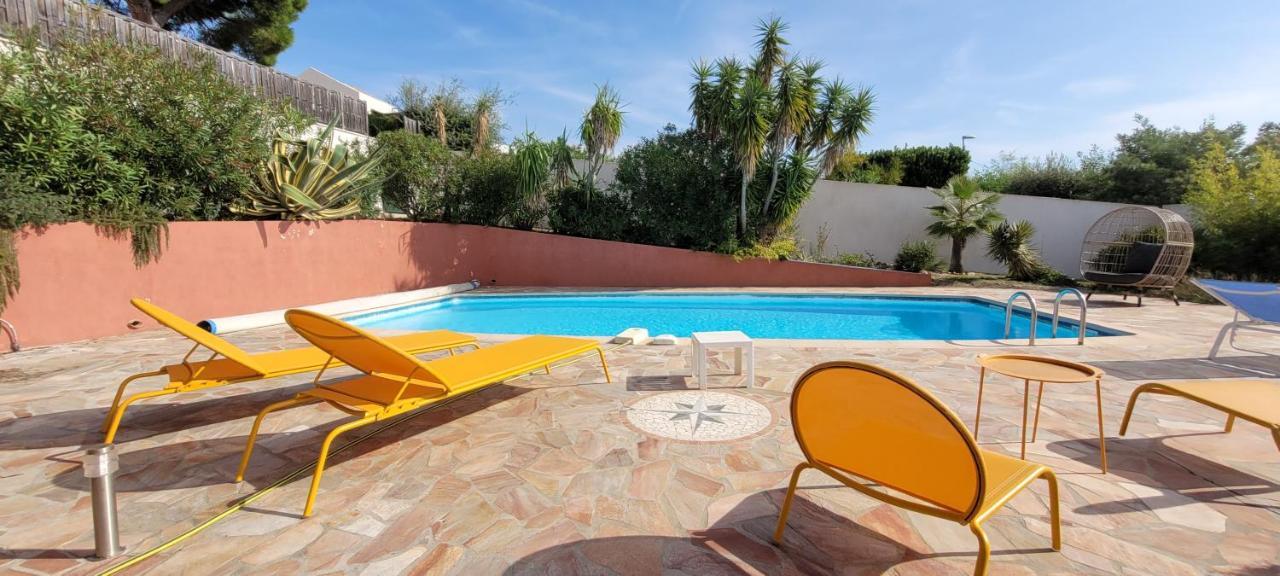 Villa Palm' Issambres 6-7 Personnes, Clim, Avec Piscine, Jardin Et Parking Prives La Garonnette-Plage Exterior photo