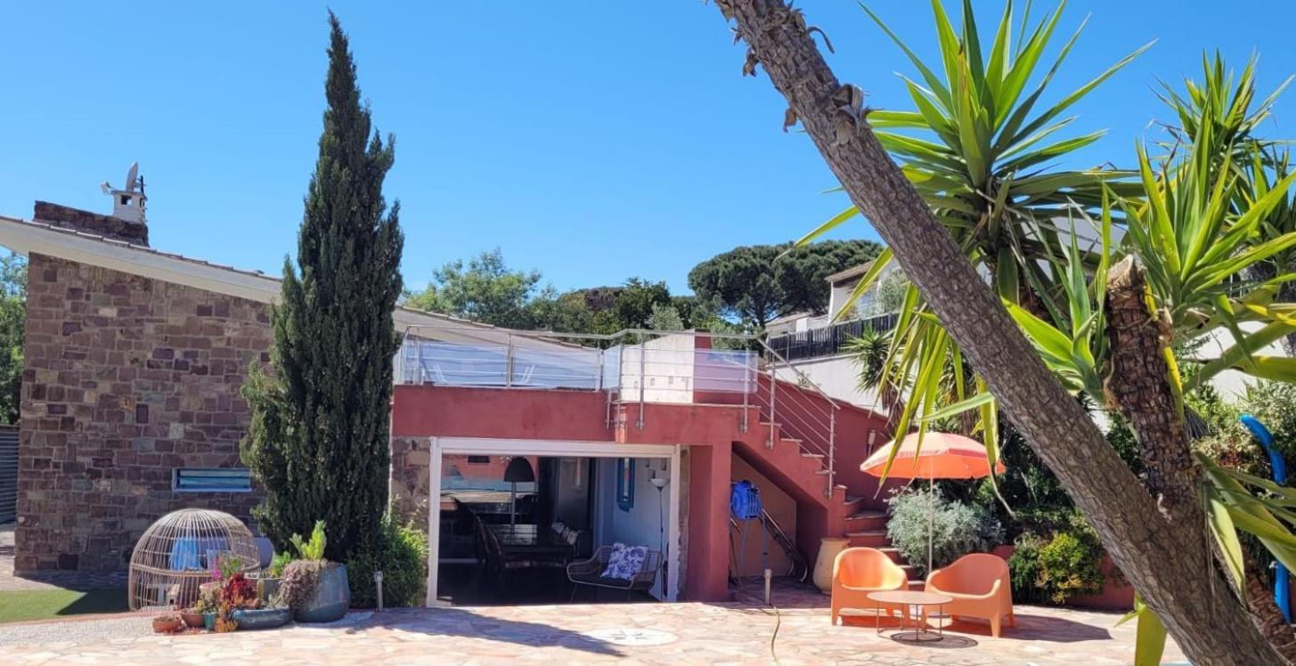 Villa Palm' Issambres 6-7 Personnes, Clim, Avec Piscine, Jardin Et Parking Prives La Garonnette-Plage Exterior photo